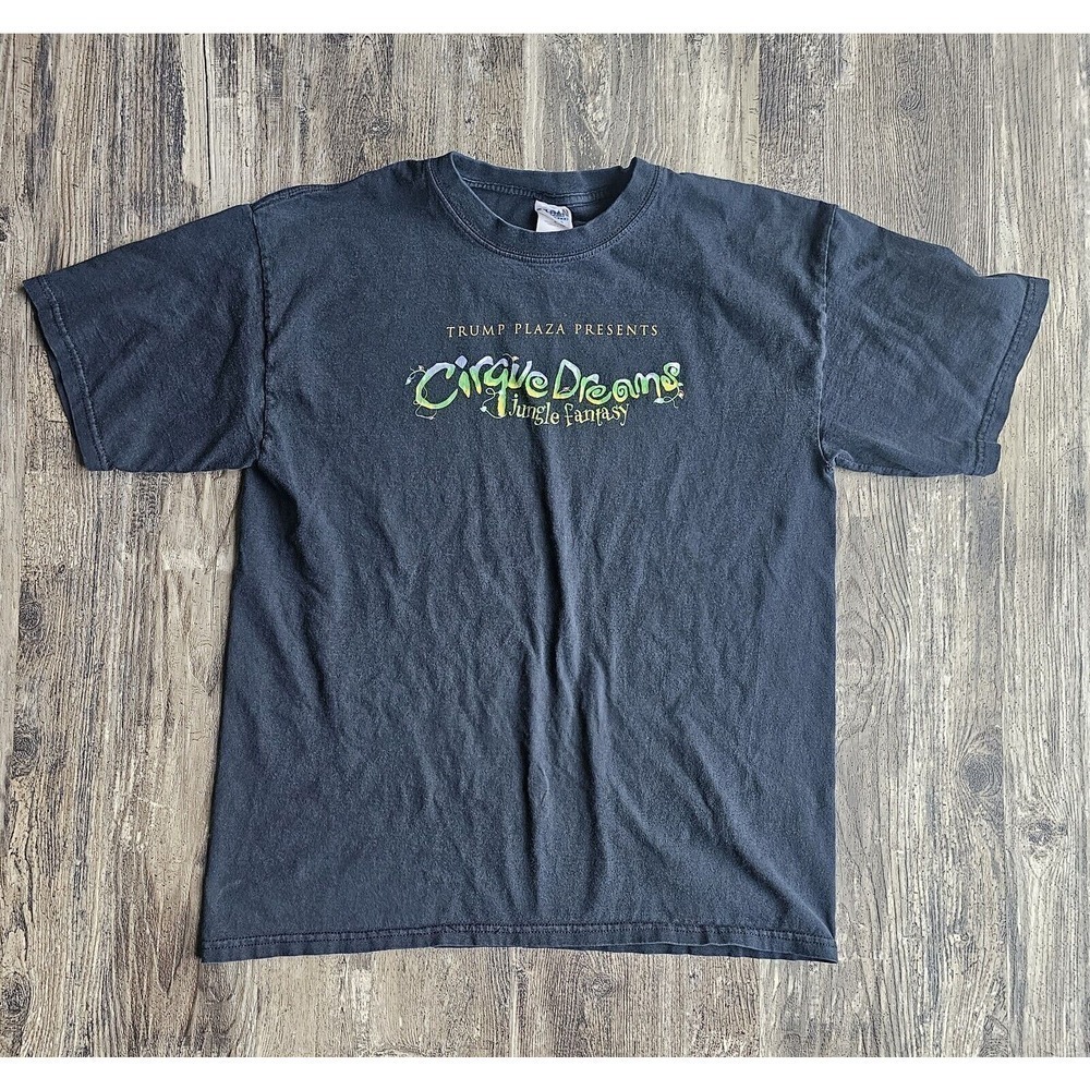 Vintage Trump Plaza cirque dreams jungle fantasy shirt Black L